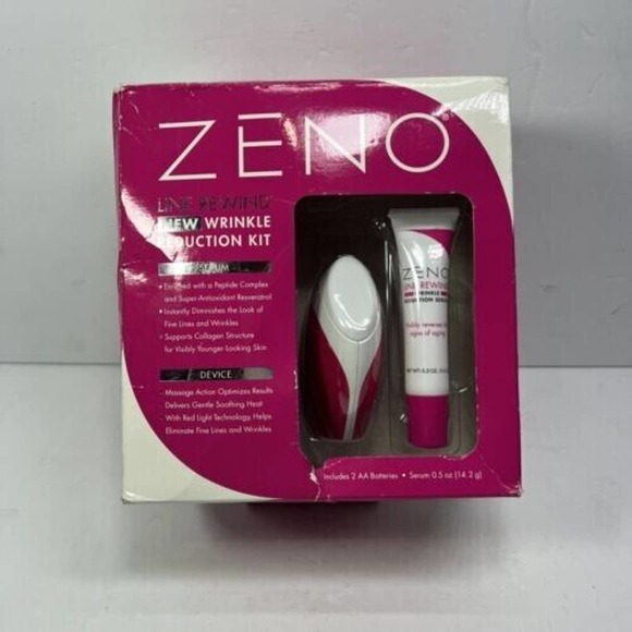 ZENO Line Rewind New Wrinkle Reduction Kit Serum & Device | New Open Box! - Picture 1 of 2
